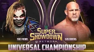 Goldberg vs Bray Wyatt for The Universal Championship at Super ShowDown 2020 (WWE 2K20)