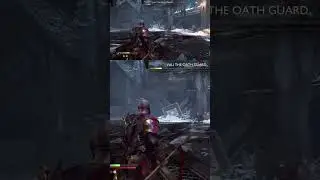 GOW Valhalla fight with Vali the Oath Guard #ps5gaming #feedshorts #gameshorts #gow