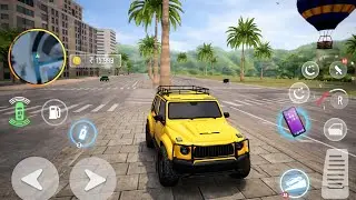 4x4 SUV Jeep Simulator Gameplay - Extreme Offroad Tracks [Android Gameplay]