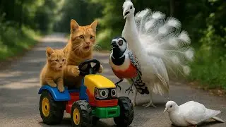 1. &ldquo;Cute Cats on a Toy Tractor! 🐱🚜 Funniest Animal Squad Ever&rdquo;