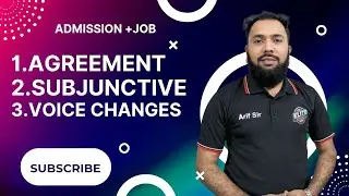 Elite English Arif is live on Admission agreement vs subjunctive vs voice changes.