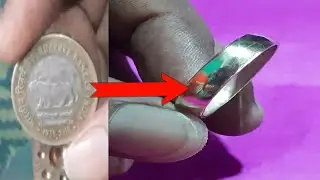 A Beautiful Ring Making from a Old Coin | How to Make a Jewellery from Coin 