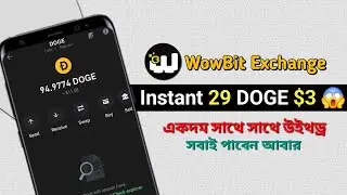 29 DOGE Instant Withdraw 😱 Wowbit Exchange New Airdrop || Mining, Hamster, Tapswap