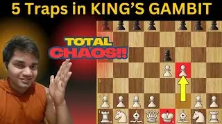 King's Gambit Chess Tricks to Win Fast In Chess | Top 5 Traps In King's Gambit (2025)