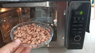 How To Roast Peanuts in Microwave Oven | How To Roast Peanuts with Shell At Home