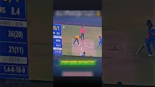 Sanju Samson Injured The Umpire In 5th T20i 💥 #shorts