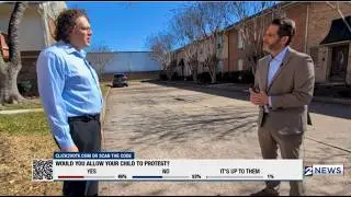 Interviewed on KPRC 2 (NBC Affiliate) About High School Walkout Protests