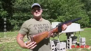 世界上最大最荒唐的肩射步枪4Bore，多少透明的弹道凝胶能阻拦它