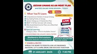 📌 Jeevan Umang as an MDRT Plan