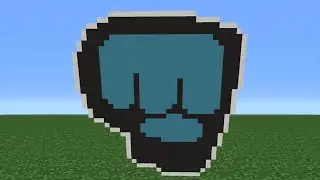 Minecraft Tutorial: How To Make The Brofist (Pewdiepie Logo/Avatar)