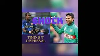 Angelo Mathews first  &ldquo; Time out&rdquo; dismissal in this history of men&rsquo;s international cricket