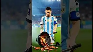 Ronaldo Ruined Messi&rsquo;s BBQ 😭🔥 | AI Animation #shorts