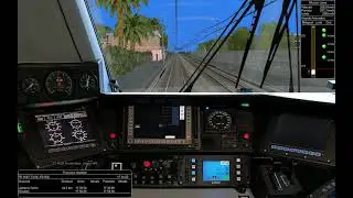 Cab ride etr 500 frecciarossa 9583 Paola Reggio Calabria cle by Open Rails ( via Tropea)