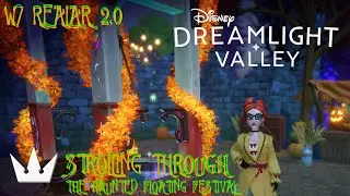 Disney Dreamlight Valley -- Strolling Through The Haunted Floating Festival