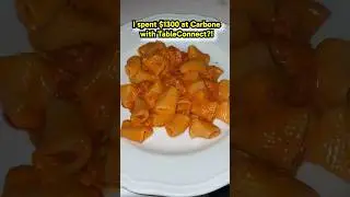 I SPENT $1300 AT CARBONE?! #nyc #foodie #carbone #dining #food