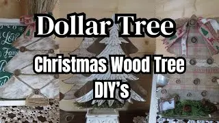 Рождественские ёлки ​​своими руками из дерева Dollar Tree ~ Высококачественные рождественские ёлк...