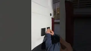 DIY VW Crafter camper conversion. Installing a fresh water fill point & electric hook up point