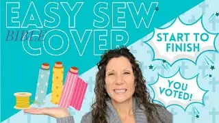 Make Your Own Fabric Bible Cover | Full Step-By-Step Easy Sew Tutorial