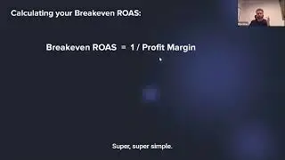 How to calculate your break-even ROAS