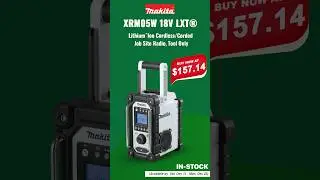 In Stock | Makita XRM05W 18V LXT&reg; Job Site Radio | Authorized Distributor | KPaul - Veteran Owned