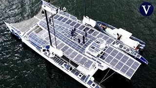 Así es el Energy Observer, el primer barco propulsado por hidrógeno y energías renovables del mundo