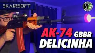 A AK MAIS REALISTA DO MUNDO DO AIRSOFT  | AK74 GBBR &bull; WE | REVIEW