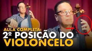 APRENDENDO AS NOTAS DA SEGUNDA POSIÇÃO | AULA 2 | CURSO ONLINE DE VIOLONCELO