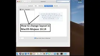 How to Change keyboard layout on macos mojave ||macos10.14