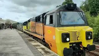Land Recovery Freight Move Colas Rail 70807 6E41 Hellifield 16/07/2024