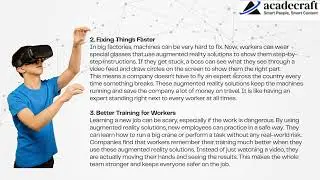 Augmented Reality Solutions for Organisations Key Use Cases and Benefits