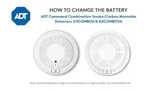Battery Replacement: Command Smoke/CO Detector (SiXCOMBOA, SiXCOMBOVA)