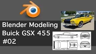 Blender Car Modeling 02-Live Stream