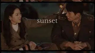 sunset (crash landing on you ost) by davichi // slowed