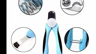 Dog Nail Clippers Trimmer For Pets, Safety Guard On Anti-Over Cutting Nails,6.2