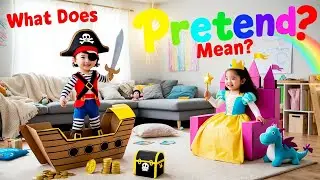 What Does 'Pretend' Mean? | Easy ESL for Kids