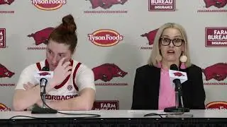 Kelsi Musick, Emily Robinson press conference: Kentucky 93, Arkansas 73