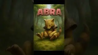 Pokemon GEN 1 ABRA Evolution &ndash; Realistic AI Transformation
