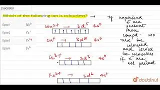 Which of the following ion is colourless?