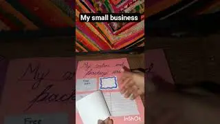 my small business book is start#gift hamper#craft#Asha devi ❤️❤️🙏