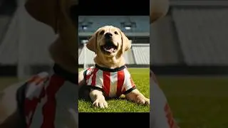 The Dog Playing Football Like a Pro! 🐶⚽ #DogFootball #FunnyDog #SoccerDog  #shorts #Dog