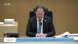 Beslut Avvikande fr&aring;n best&auml;mmelserna om tyst godk&auml;nnande i EUs f&ouml;rordning om gigabitinfrastruktur