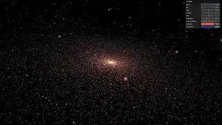 3D Galaxy Generator with JavaScript (THREE JS )