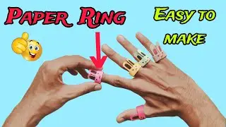 DIY Paper Ring 🐰 | Simple & Fun Bunny Craft for Everyone!