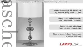 Ashley Raschel Table Lamp Chrome L416124