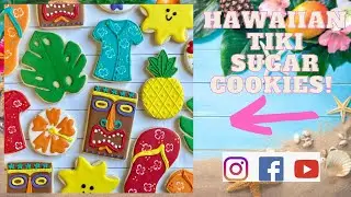 Hawaiian Tiki | Cookie Decorating Tutorial!