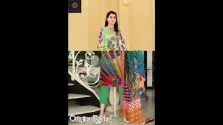Printed Fine Lawn Shirts | Original Brand | Chandni Clothes Collection