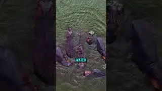 Hippos are social BUT territorial animals