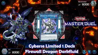 [Yu-Gi-Oh! Master Duel] Cyberse Limited 1 Deck : Firewall Dragon Darkfluid