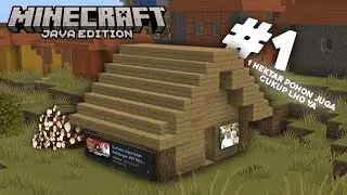 RUMAH PERTAMA KITA DI KOTA CERAH MINECRAFT JAWA -SurvivalSeries 1