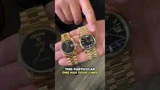 Comparing the Original and Newer Onyx Dial Rolex Day-Date #watchaddict